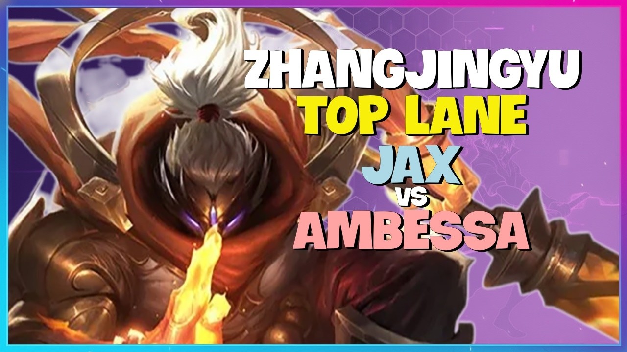 ZhangJingyu Jax : DEVASTATING ONE SHOT WRECKS Ambessa - Engsub