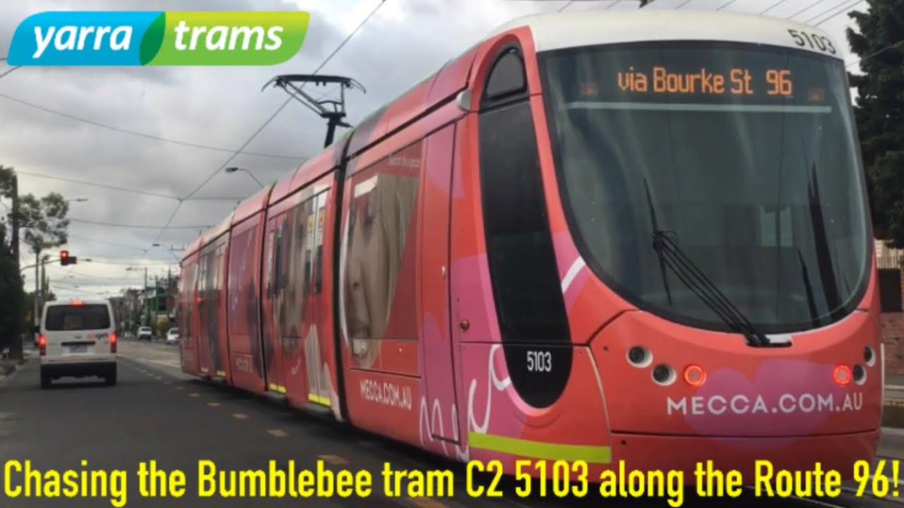 Chasing the Bumblebee tram C2 5103 along the Route 96! (05/03/2022)
