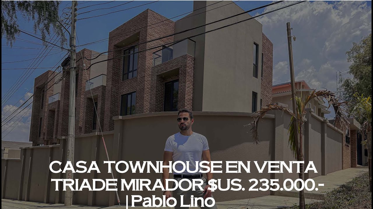 Casa en venta en Cochabamba townhouse de lujo $us. 235.000- | Pablo Lino