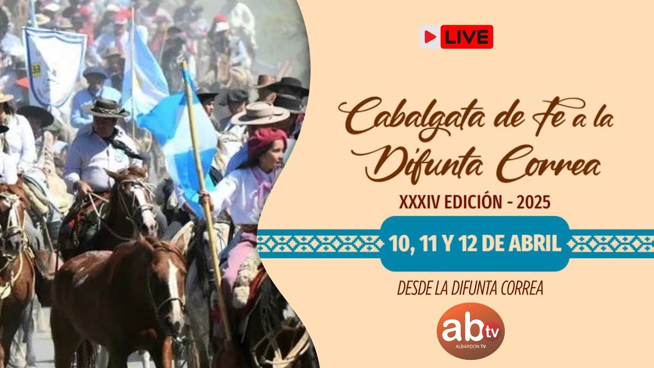 🟥 En vivo CABALGATA DE LA FE A LA DIFUNTA CORREA 2025 (Dia 3)