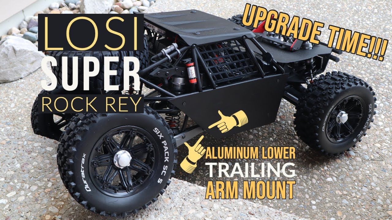 Part 3 - ⬆UPGRADE TIME!!! - SUPER ROCK REY Aluminum Lower Trailing Arm Mount Kit Install🚚🗣