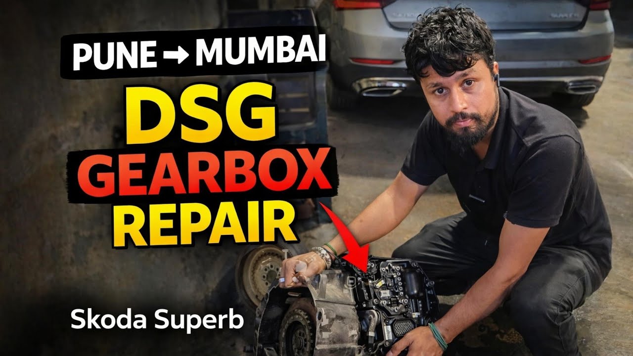 How to repair Skoda superb petrol automatic transmission /skoda superb DSG gearbox repair 