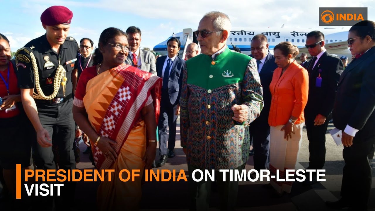 President of India on Timor-Leste visit | Live | DD India