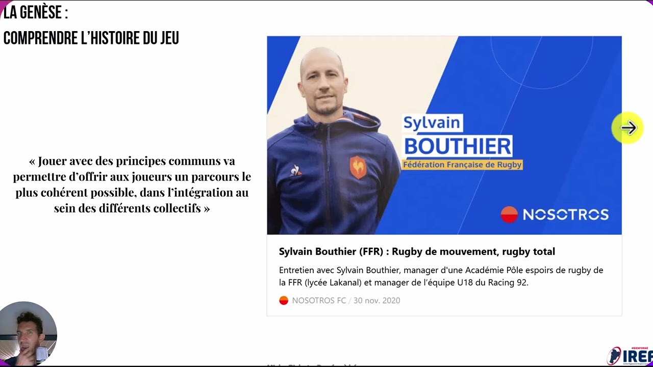 Analyse du jeu de rugby