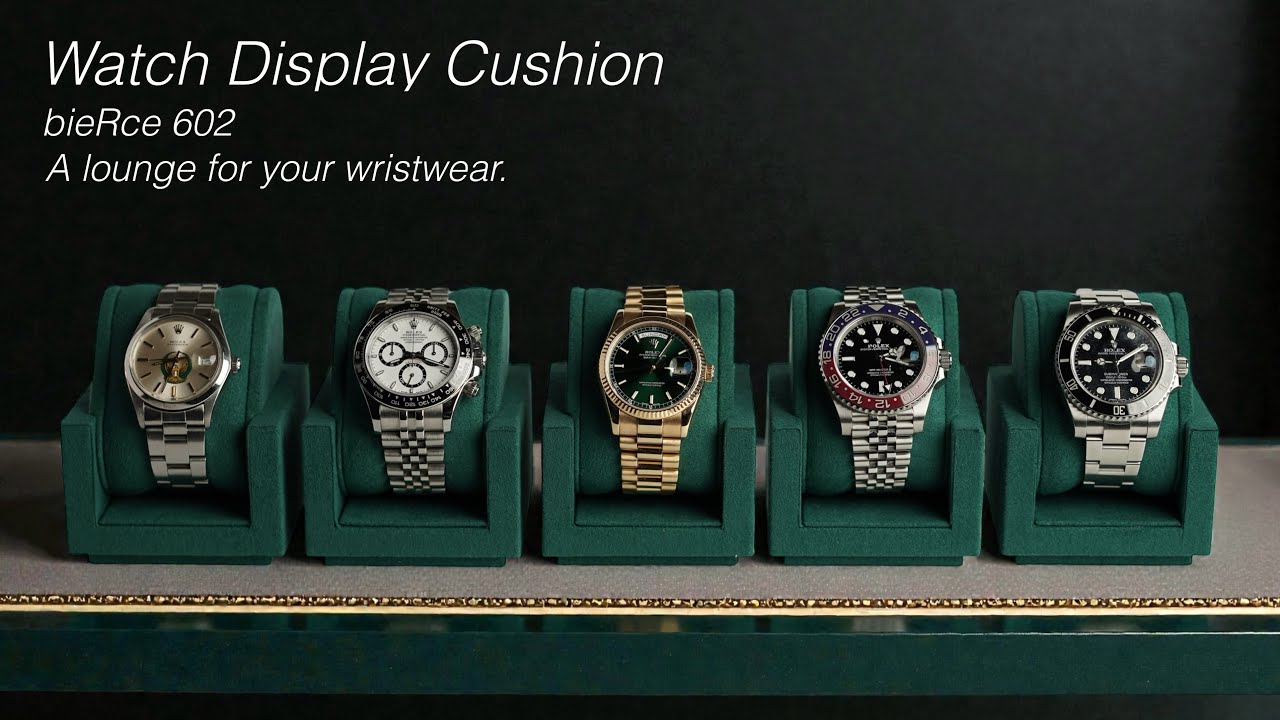 【ロレックスを眺めながら保管したい】腕時計用ディスプレイクッション　収納　保管　ケース　ROLEX