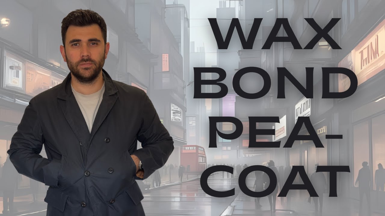 Billy Reid Waxed Bond Peacoat