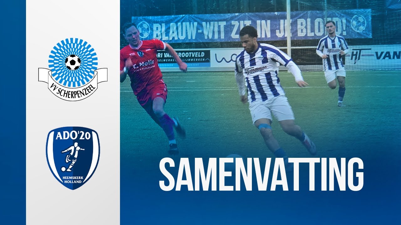 ZINDERENDE SLOTFASE OM 3 PUNTEN!! 🥵 | Scherpenzeel vs. ADO'20 | Samenvatting Derde Divisie A