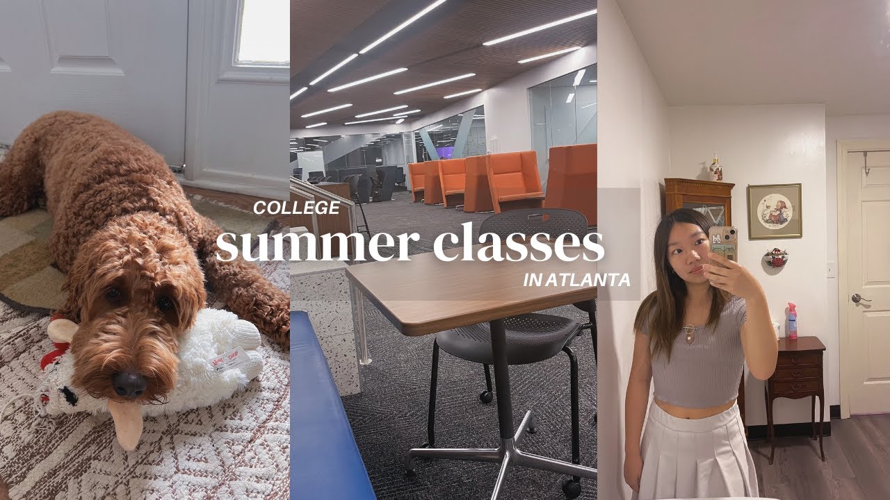 ☀️ summer classes vlog - 6am days, atlanta, transient student 🖇