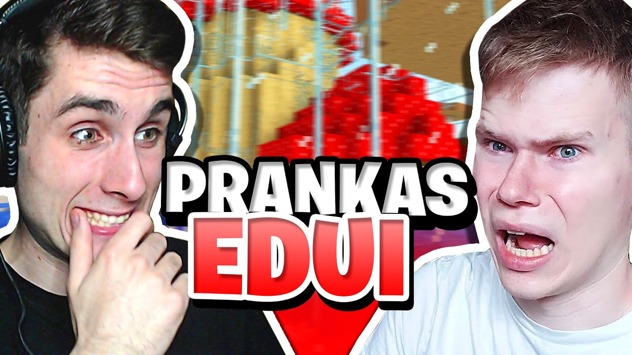 PRANKAS EDUI PRIVAČIAME BEGĖDŽIO SERVERYJE!