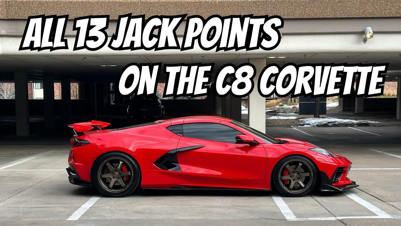 Jack points on the C8 Corvette (There's 13)