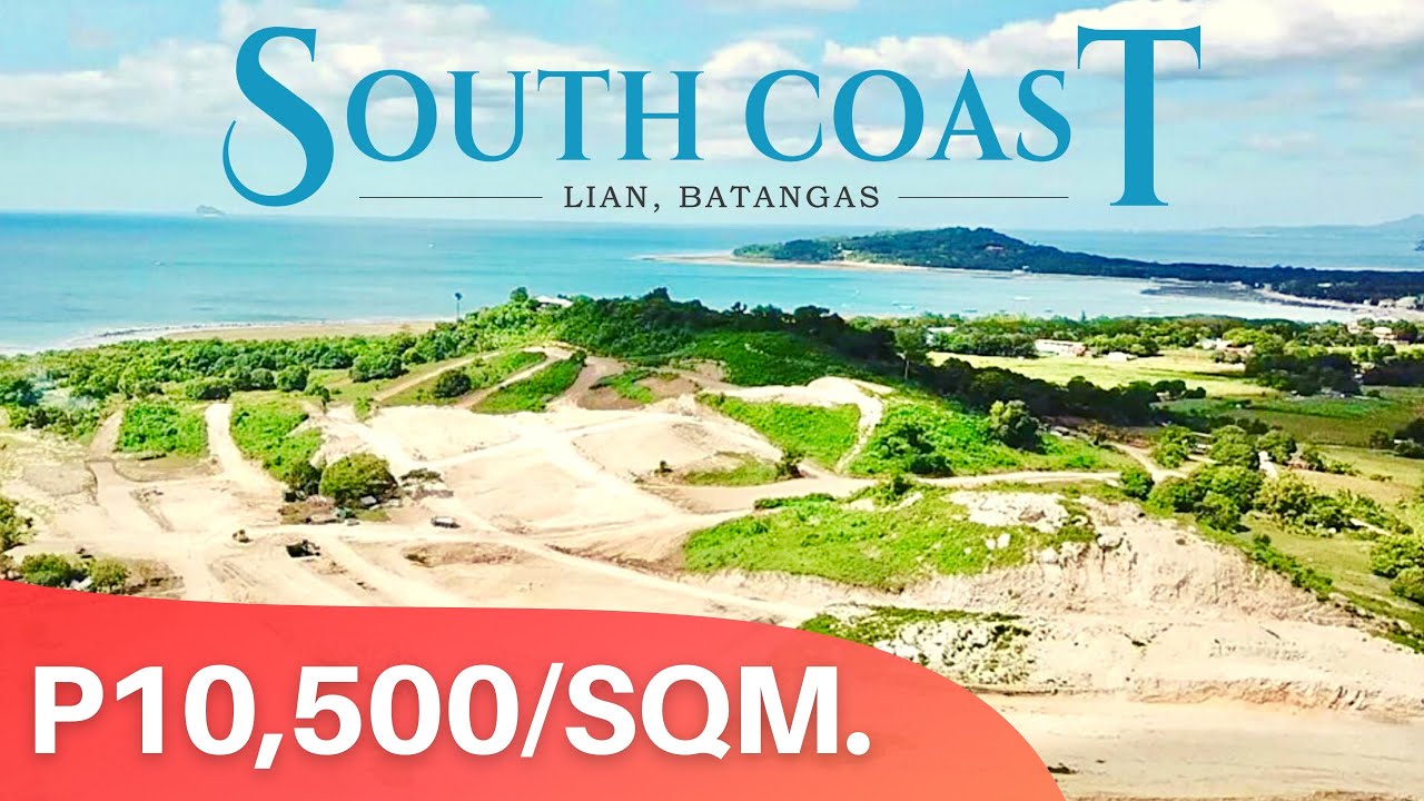 South Coast Lian Batangas, Beach Lot for only P10,500/sqm! With Commercial and  Lakeside Community!