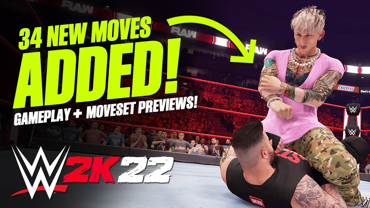 WWE 2K22: All New DLC Moves! (The Whole Dam Pack)