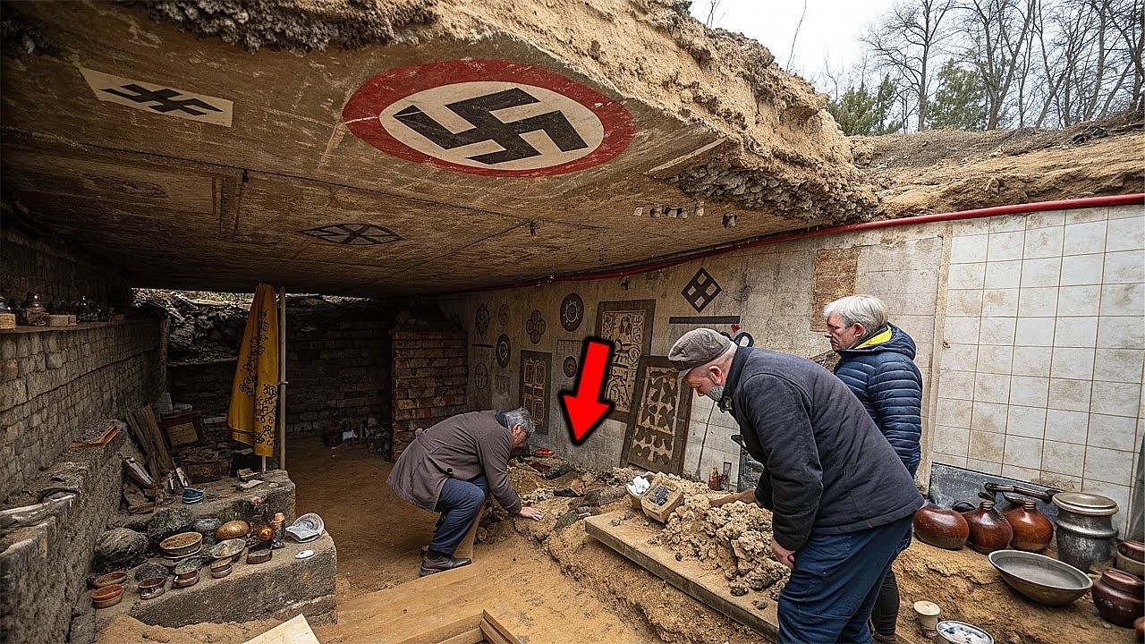 Odkryto stary nazistowski bunkier. Śledczy byli oniemiali po jego otwarciu...