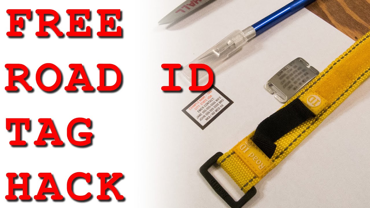 Road ID Replacement Tag Hack