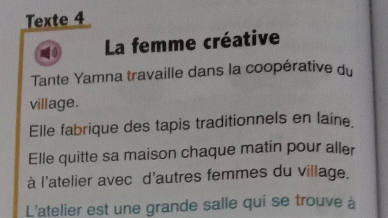 La femme créative. La lecture.