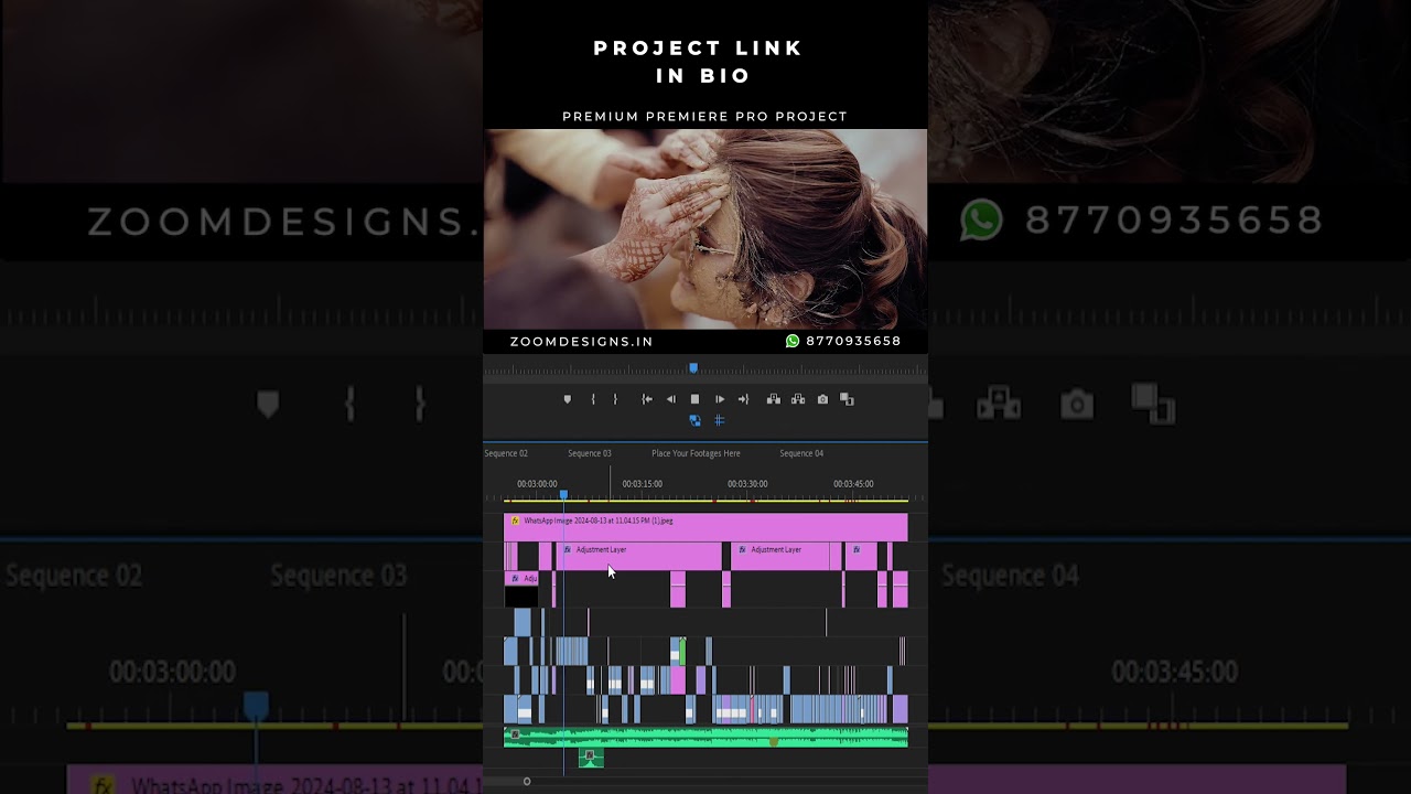 New wedding Teaser Project ZD001 #wedding #premiereprotemplate  #weddingalbumpsd #photocolorgrading