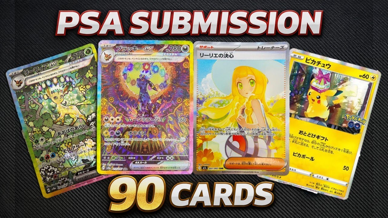 PSA Submission – 86 Japanese Pokémon Cards | AR, SAR, SR & UR (260115)