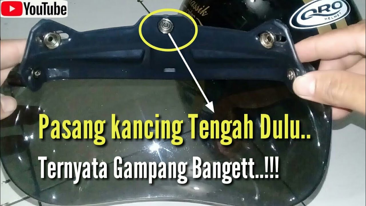 Cara Pasang Kaca Helm Bogo