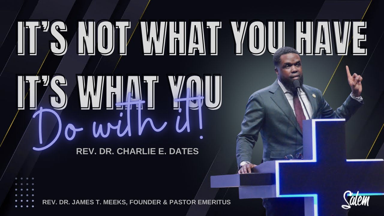 It’s Not What You Have, It’s What You Do ... 1 Chron. 