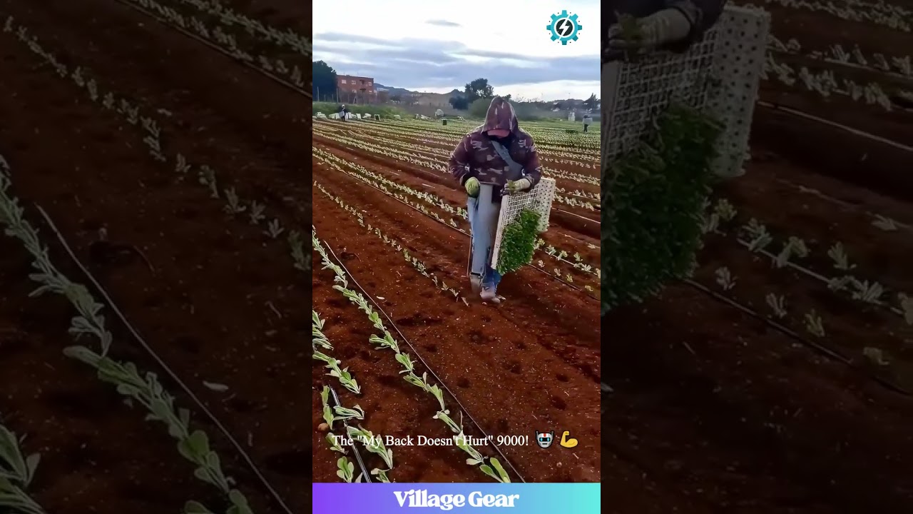 POV: You've Just Discovered the End of Back Pain for Farmers! 😂 This Tool is ELITE! #gardening
