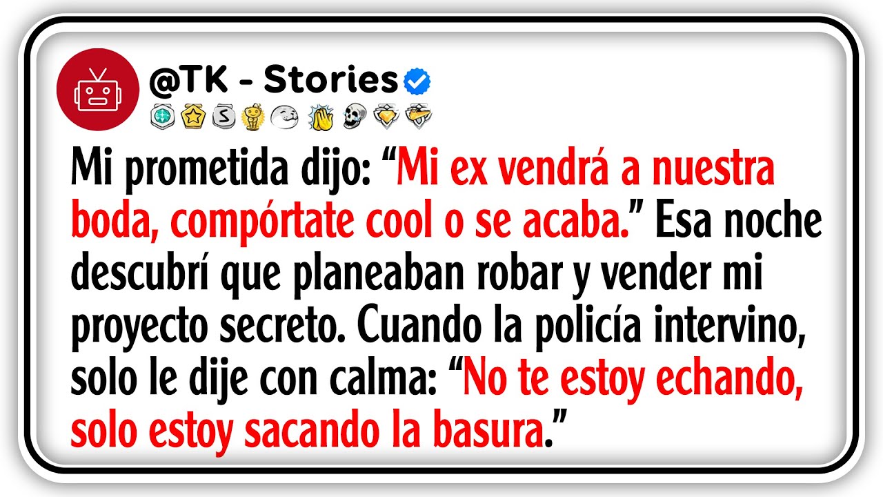 Mi prometida dijo: “Mi ex vendrá a nuestra boda, compórtate cool o se acaba.” Esa noche...