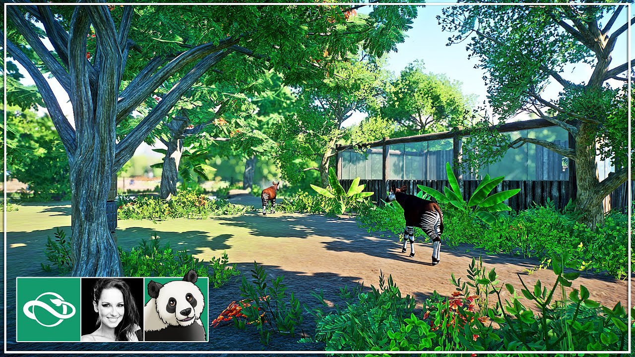 I Built a Stunning Okapi Habitat in Planet Zoo