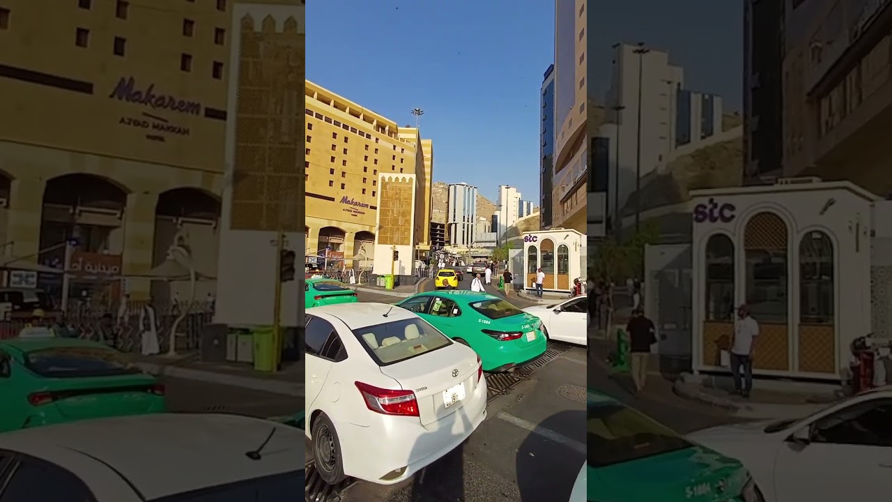 العوده من الحرم لفندق ابراج نوازي مشي