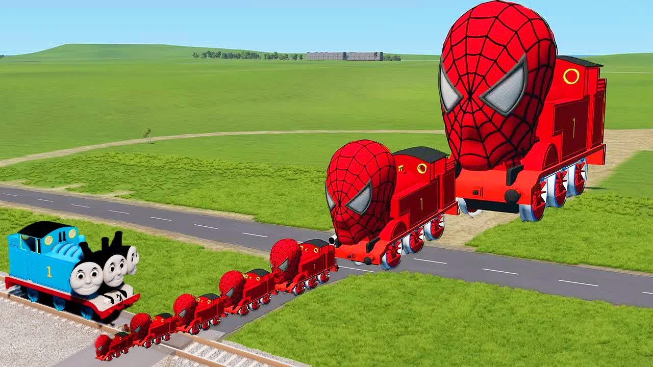 Big & Small Lightning McQueen Monster Wheels vs Pixar Cars with Big Wheels in BeamNG Drive #29