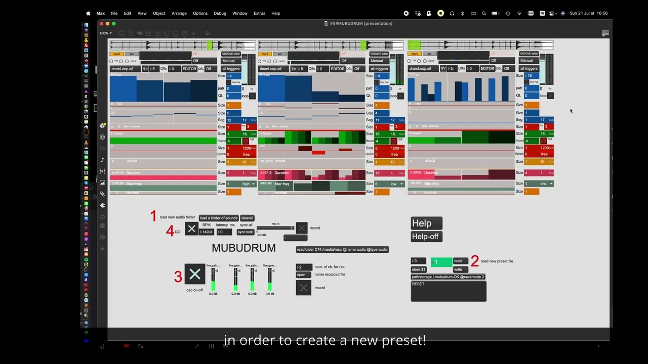 MuBuDrum tutorial: an advanced drum machine by Lorenzo Bianchi Hoesch
