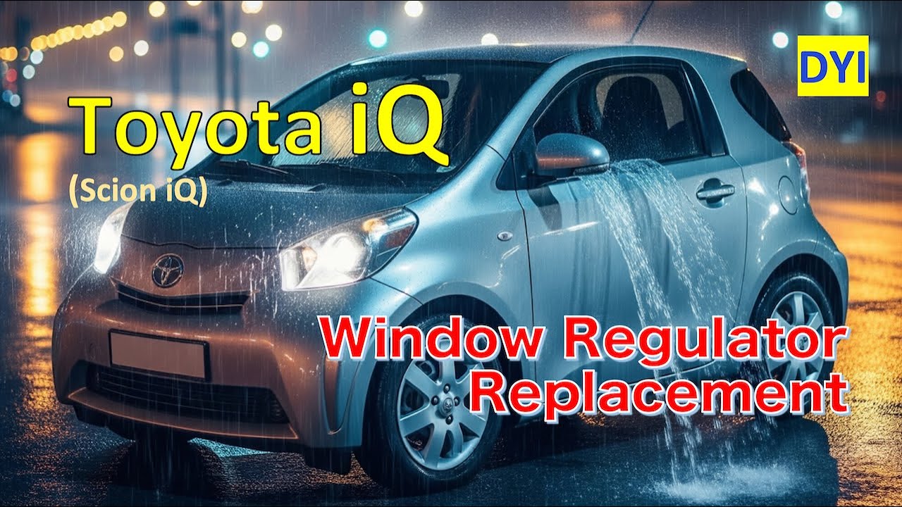 TOYOTA iQ Window Regulator Replacement