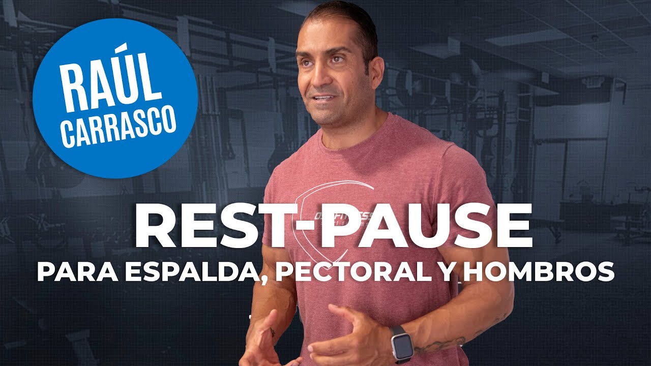 🏆🥇Entrenamiento REST-PAUSE para ESPALDA, PECTORAL Y HOMBROS