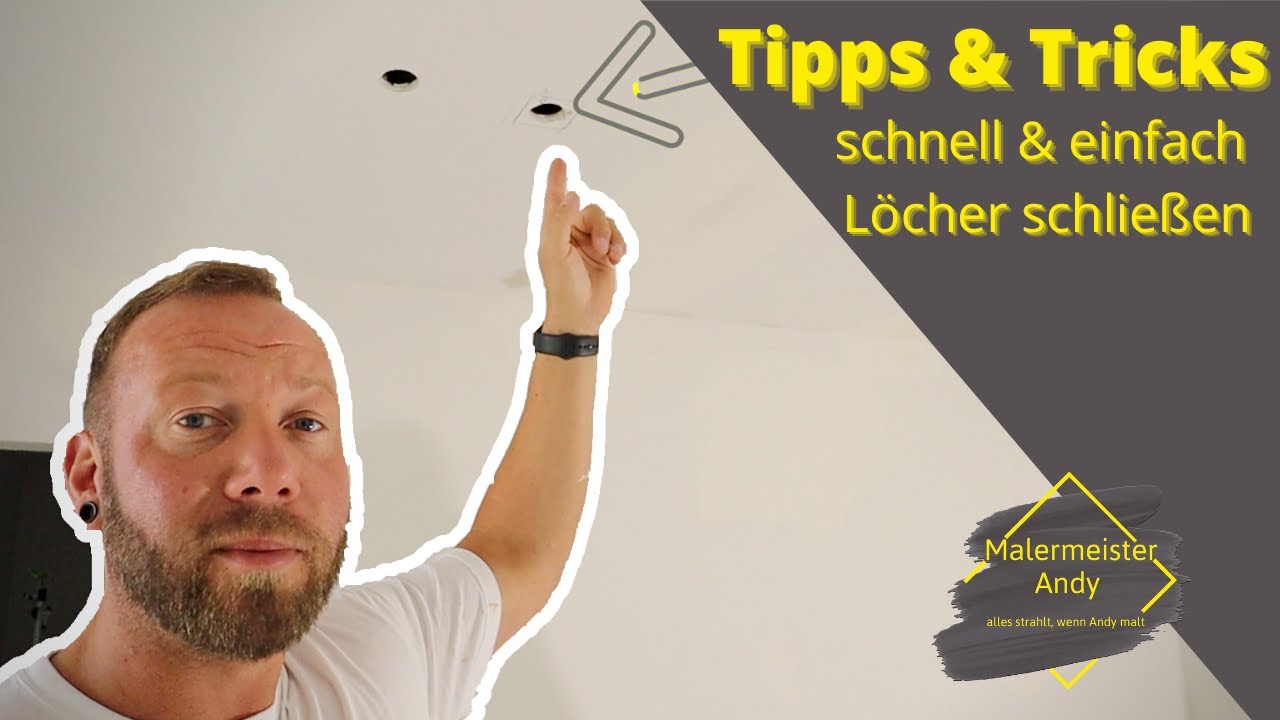 Tipps & Tricks Loch im Gipskarton schnell & einfach schließen