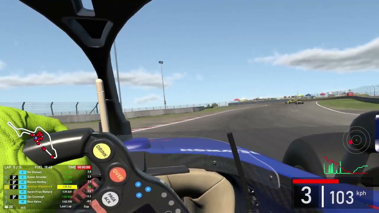 (Helmet Cam) Trying my luck once again! - SF23 @ Nurburgring Grand Prix - Super Formula Series