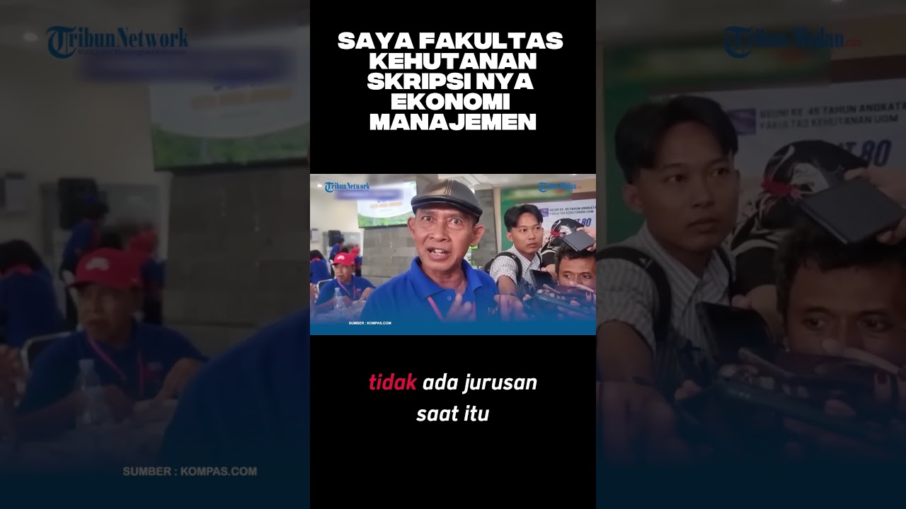 Saya Fakultas Kehutanan, Skripsinya Ekonomi Manajemen