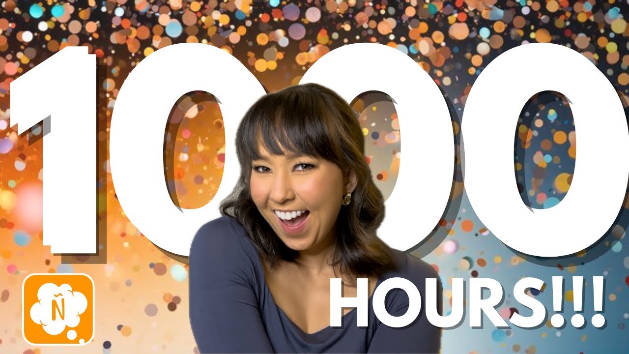 1000 HOURS OF SPANISH INPUT | UPDATE + Q&A 🎉