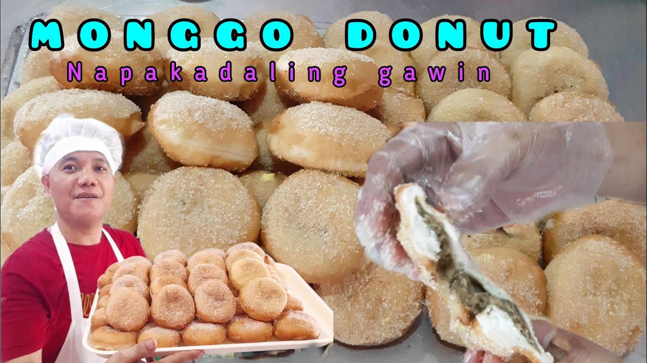 MONGGO DONUT EASY RECIPE❤HOW TO MAKE MONGGO DONUT?BAKING AND COOKING CHANNEL😊BAKING RECIPE AND IDEA❤
