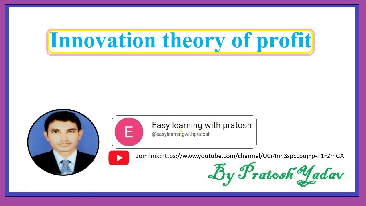 Innovation theory of profit