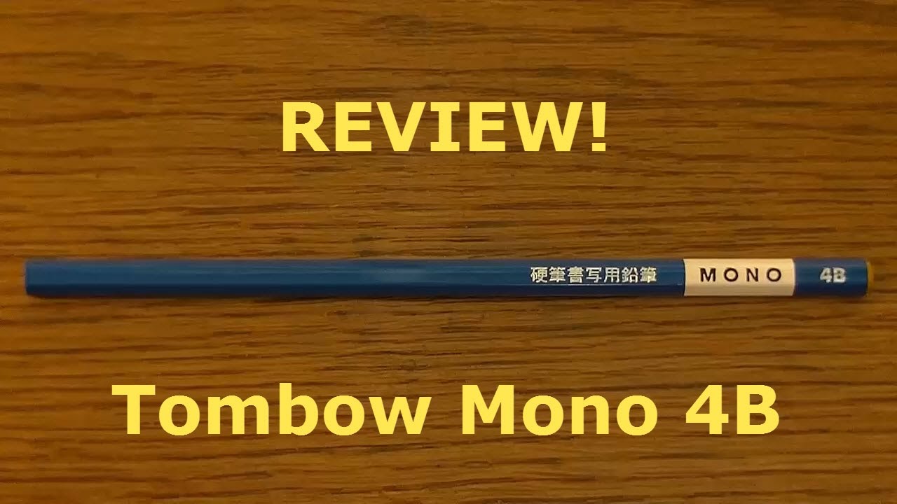 ОБЗОР Графитовый карандаш Tombow Mono 4B — поиск лучших карандашей в мире