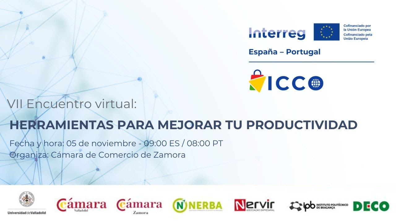 VII Encuentro virtual: Herramientas para mejorar tu productividad