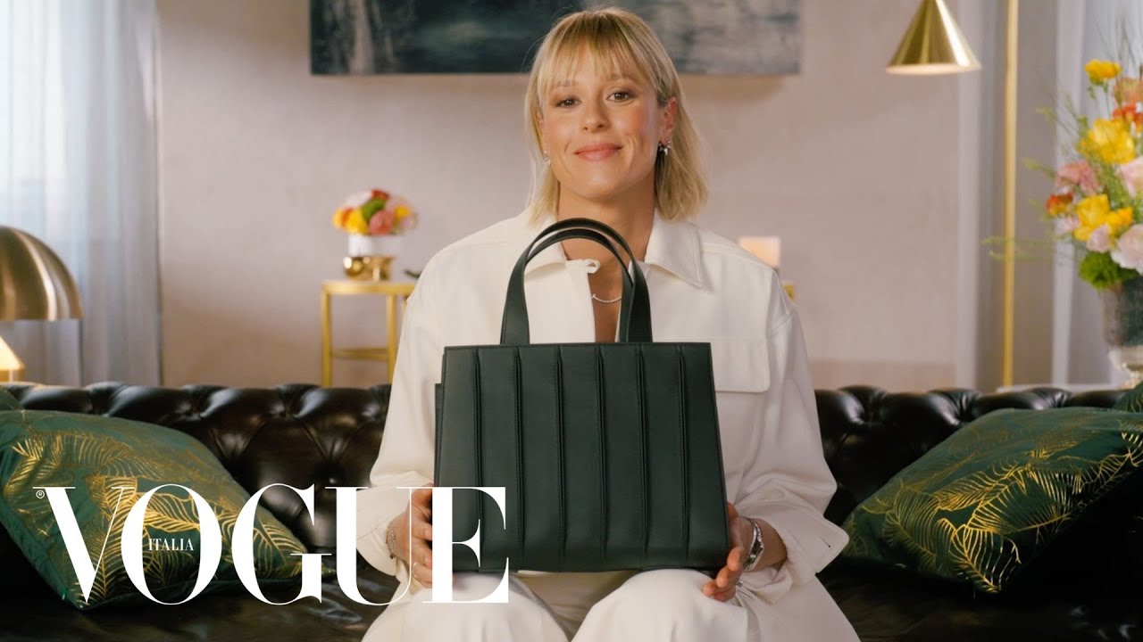Federica Pellegrini rivela cosa custodisce nella sua borsa | In The Bag | Vogue Italia