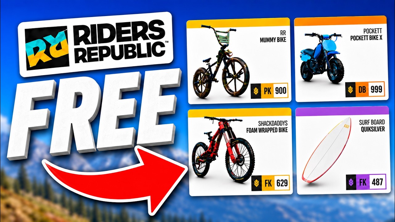 Лучшее бесплатное снаряжение в Riders Republic в 2026 году