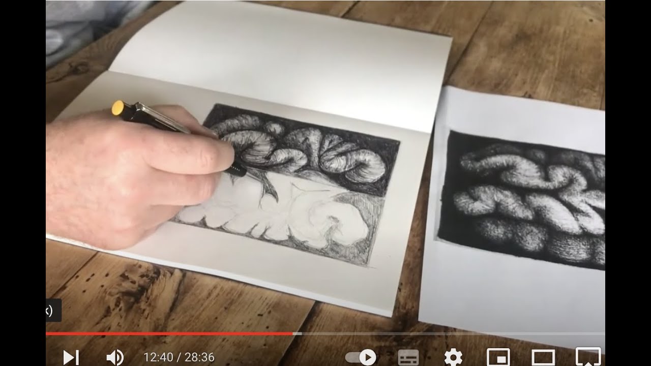 Organic forms - Peter Randall Page 'Walnut' demo.