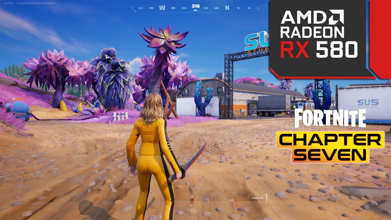 Fortnite Chapter 7 - RX 580 - All Settings Tested