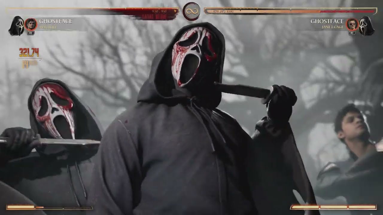 MK1 Ghostface/Mavado Fatal Blow Combo (43.3%)