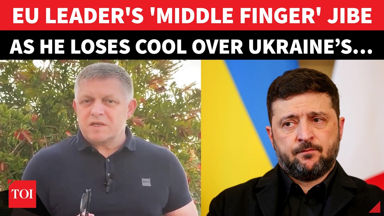 'Brussels Shows Middle Finger To&hellip;&rsquo;: Fico Explodes Over Ukraine's EU Membership | Big Fight On Cam