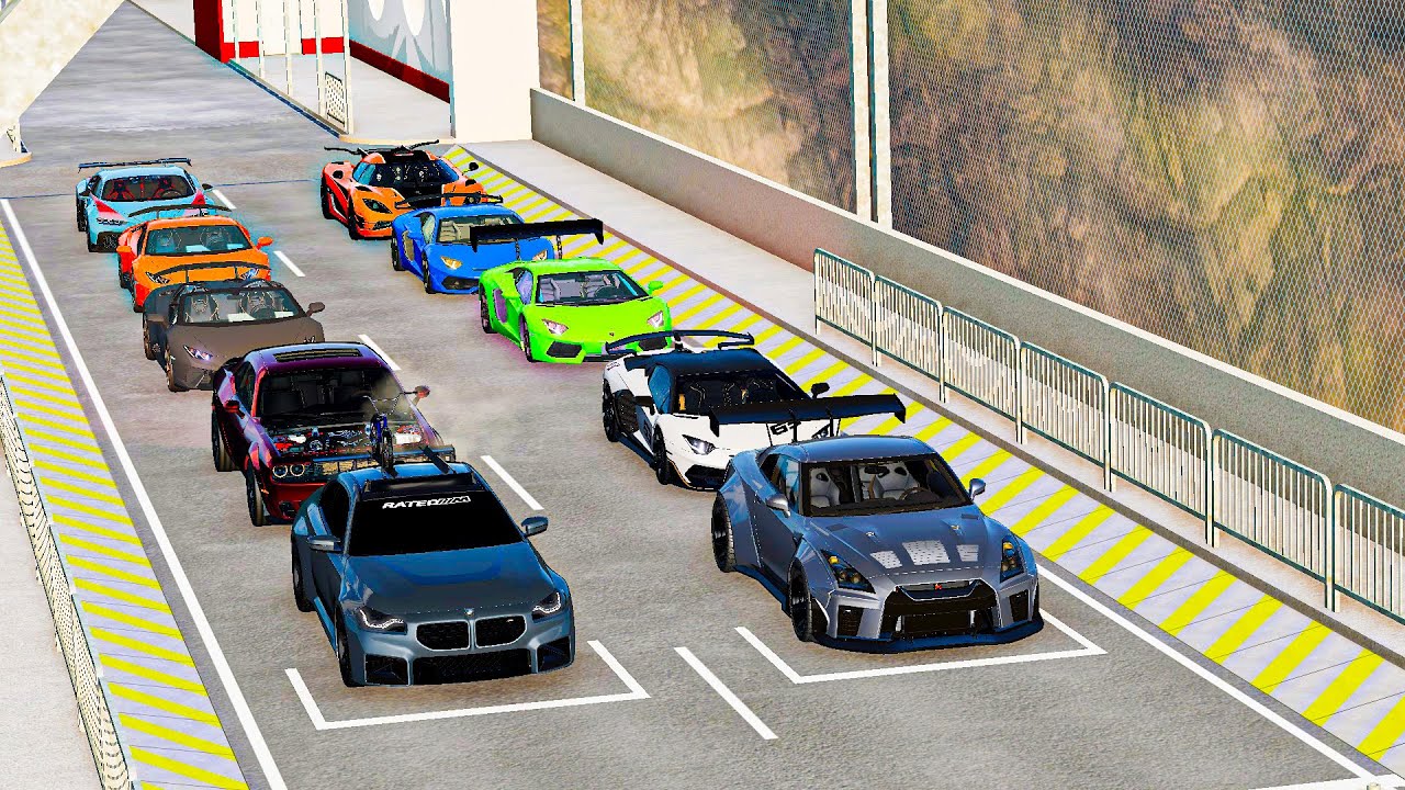 Big Ramp Jumps with Expensive Cars #10 | BeamNG Drive | BeamNG BlitZ