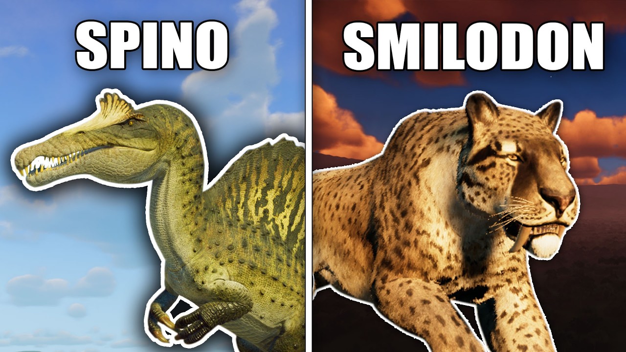 Я построил дома для экзотических динозавров в доисторическом царстве