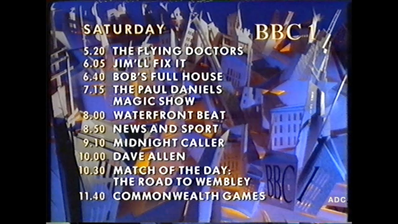 BBC1 26th January 1990