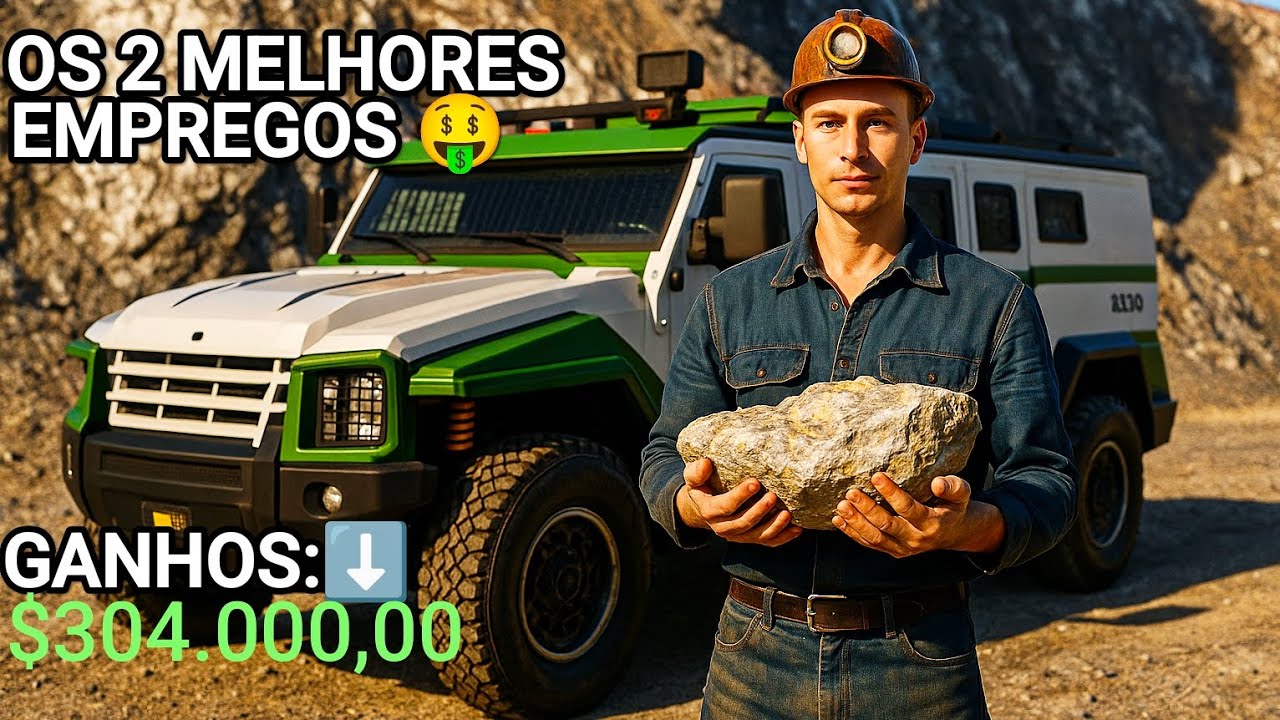 FIQUE MILIONÁRIO! OS 2 MELHORES EMPREGOS DO ONE STATE RP! 