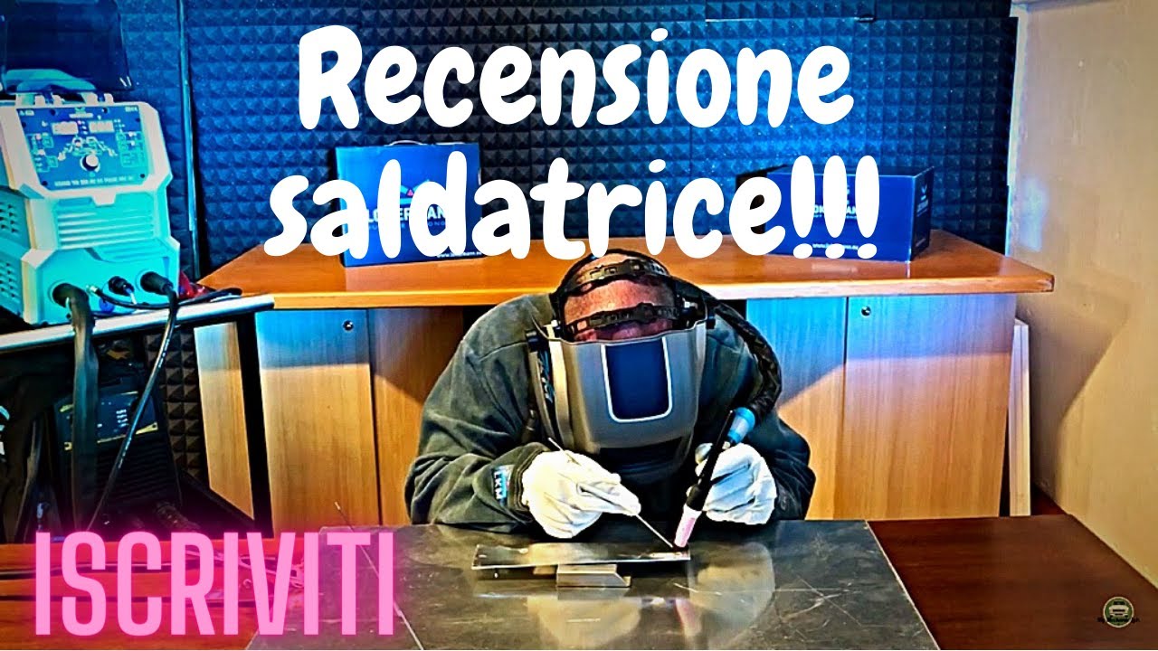 SALDATURA A TIG, LOKERMANN GRAND TIG 200 AC-DC PULSE UNBOXING.
